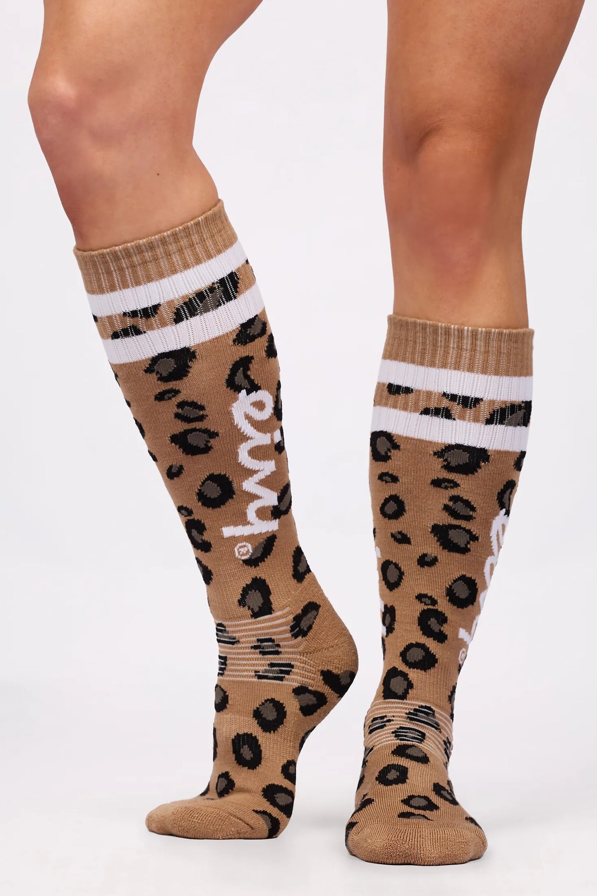 Cheerleader Wool Socks - Leopard
