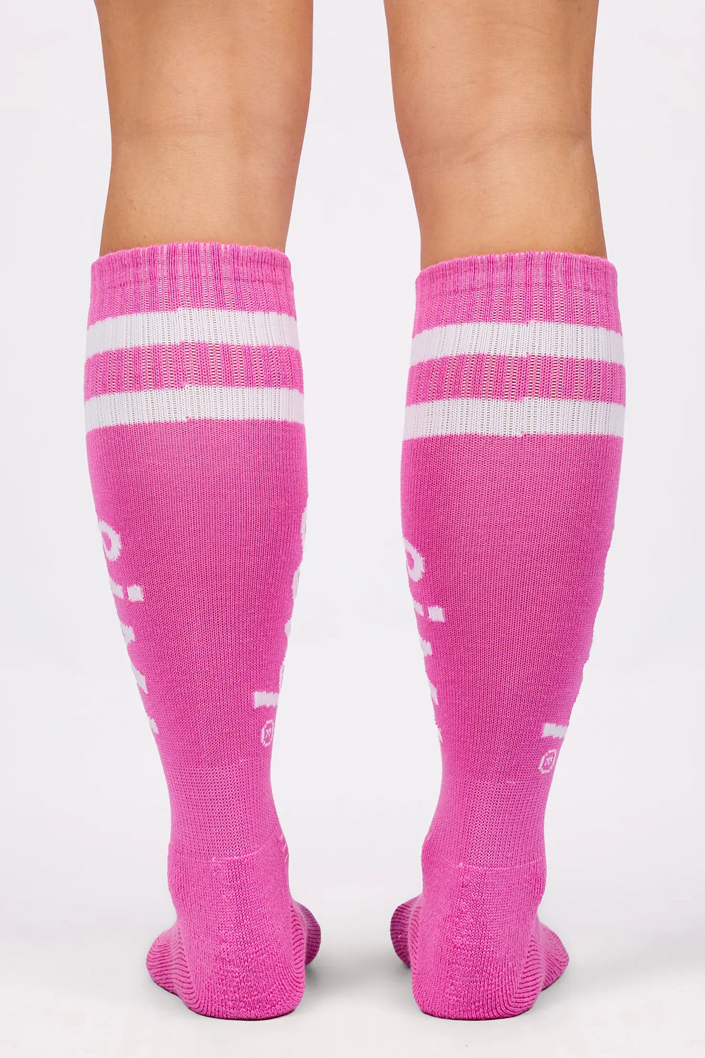 Cheerleader Wool Socks - True Pink