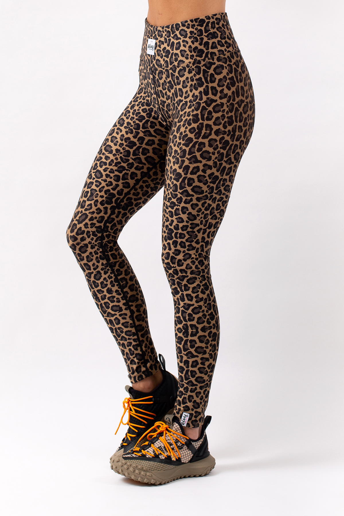 Women's Soft Snow Leopard Print Leggings