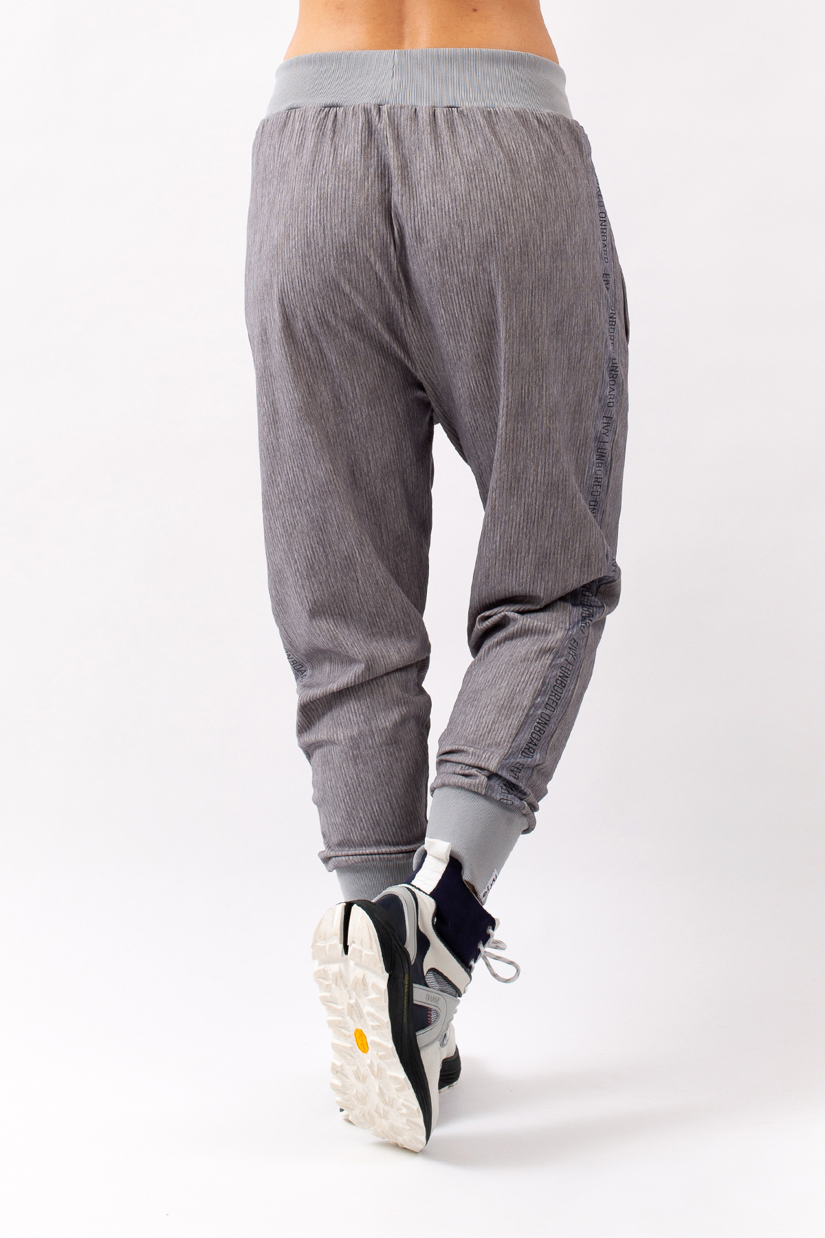 Harlem Rib Travel - Grey Pants Melange