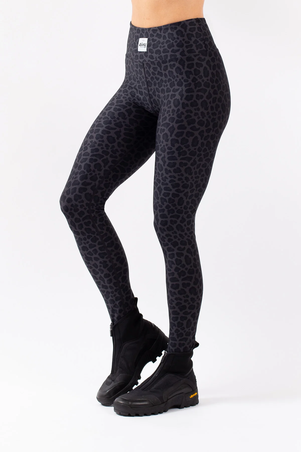 Eivy Women's Icecold Tights Leggings, Black Leopard, XXL 