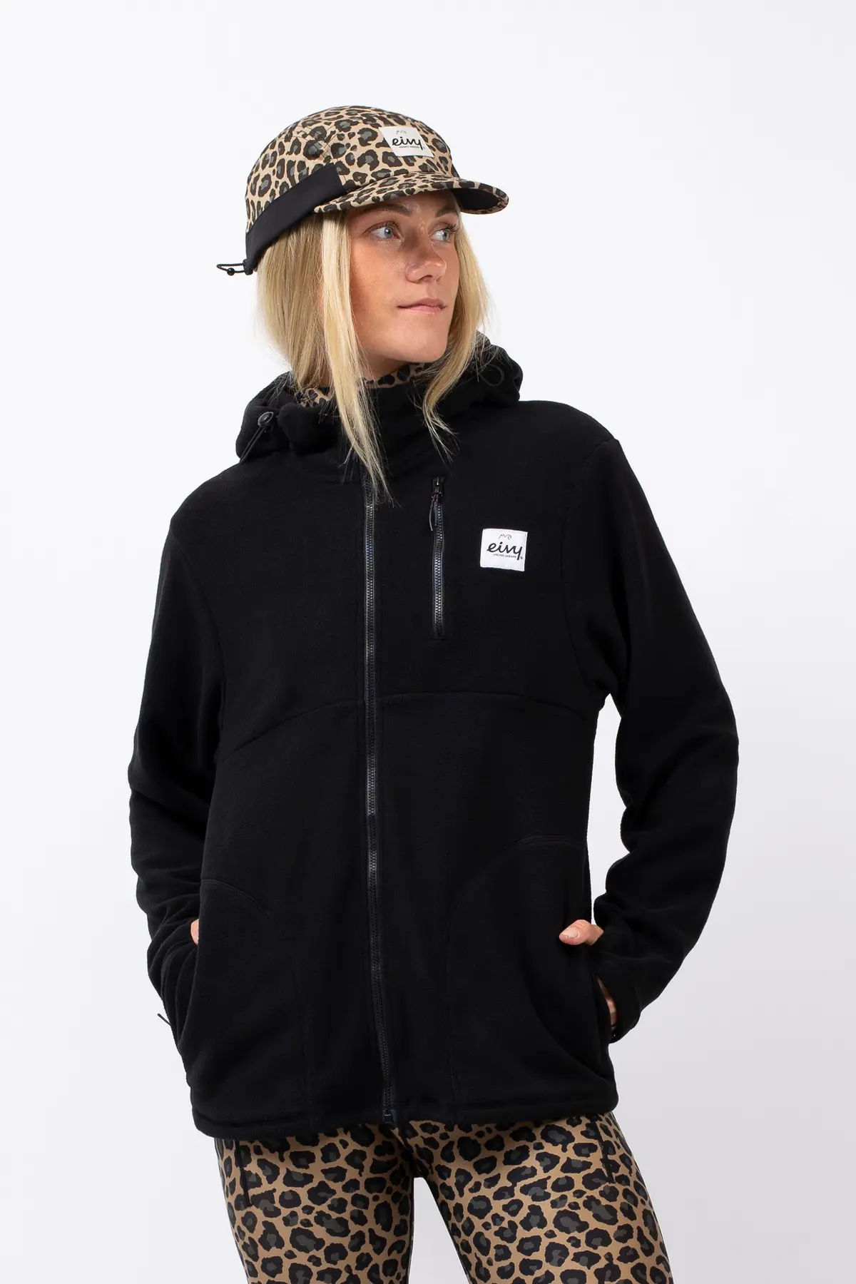 Techlight Ziphood Fleece - Black