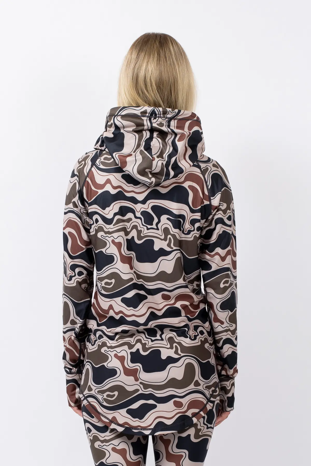 Icecold Hoodie Top - Curve Camo | XS