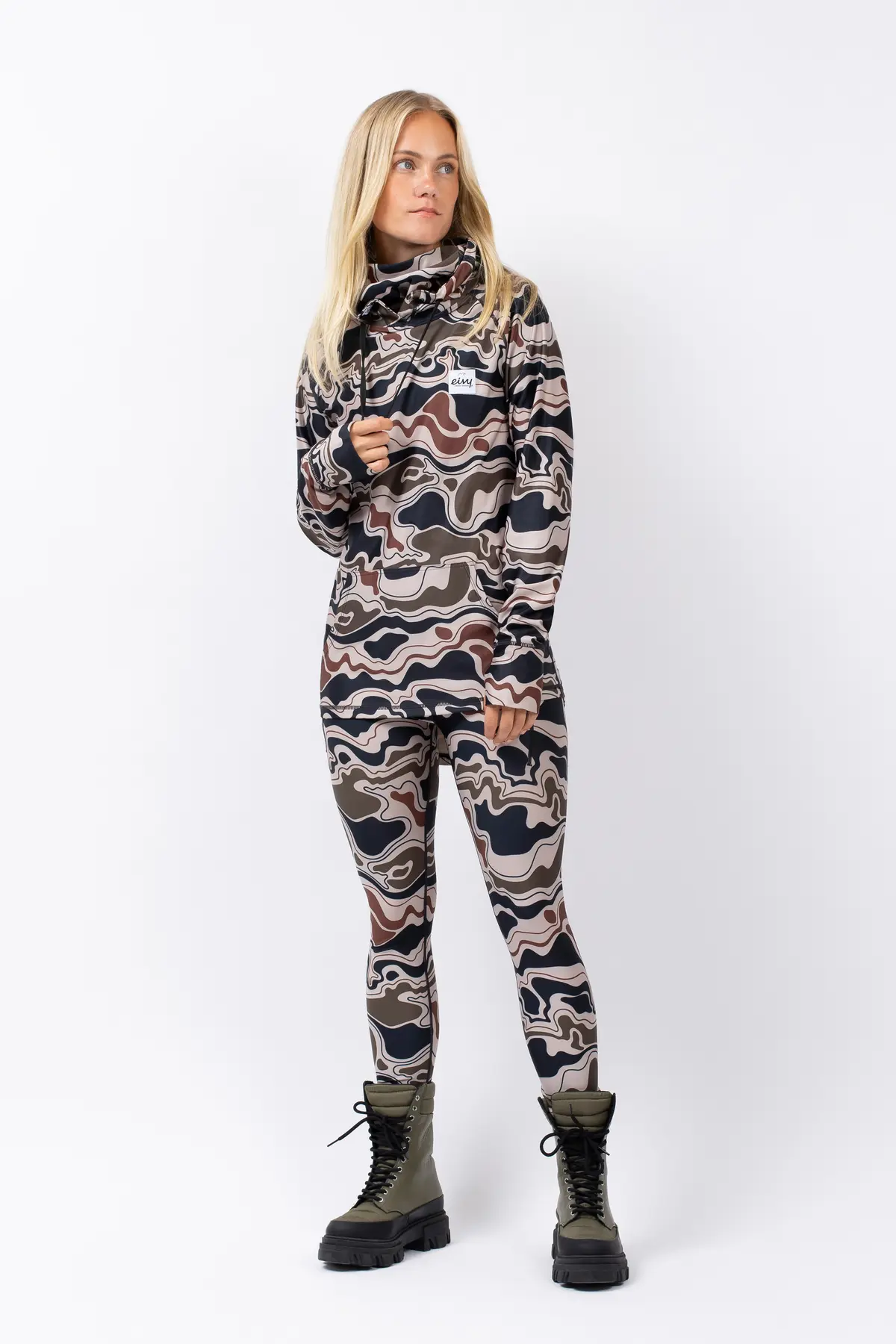 Icecold Hoodie Top - Curve Camo | XS