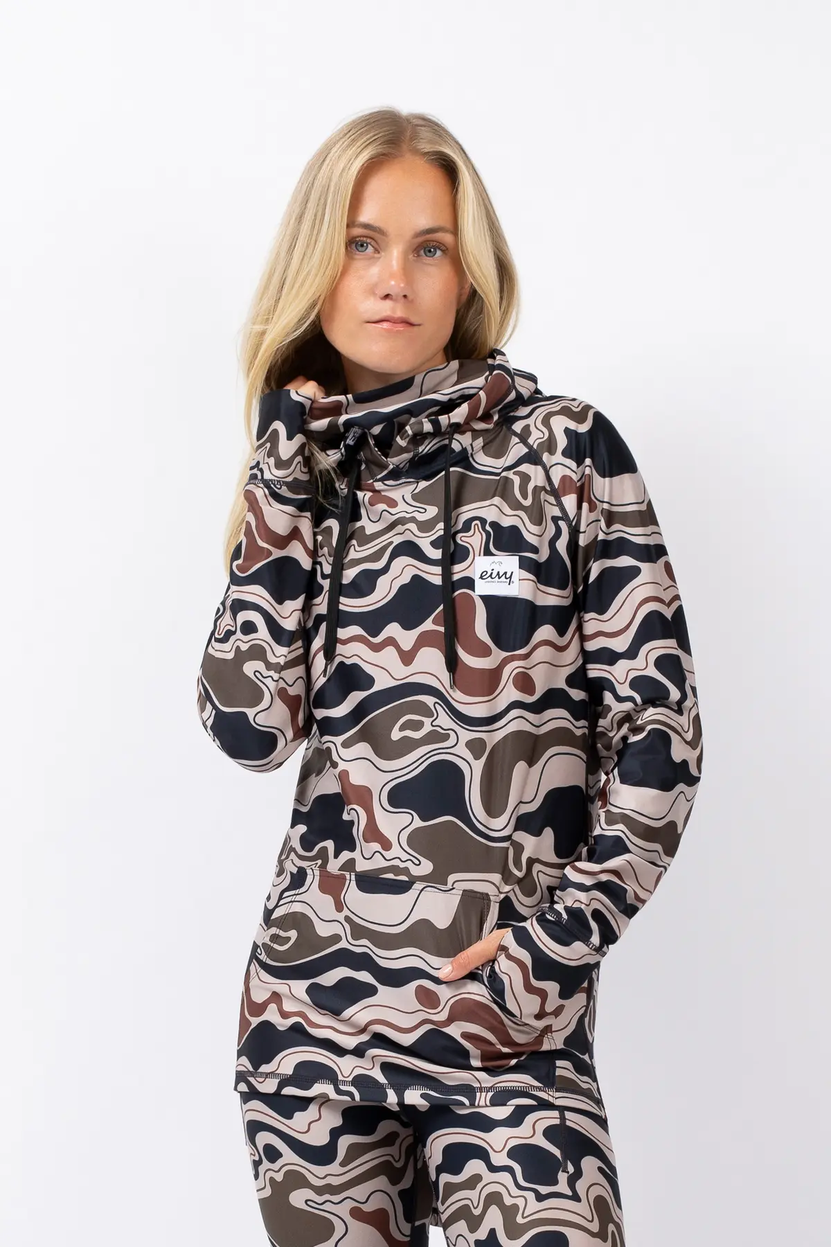 Icecold Hoodie Top - Curve Camo | XS