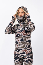 Icecold Hoodie Top - Curve Camo | XS