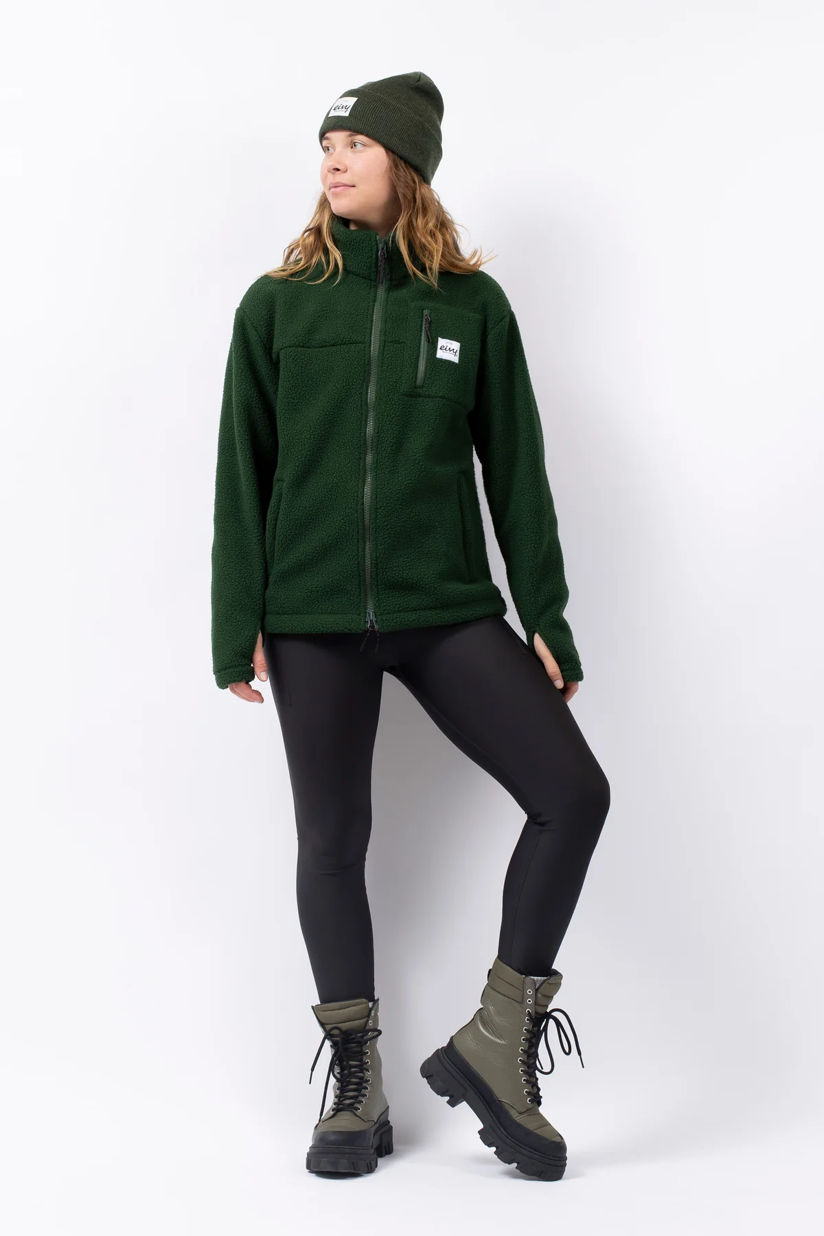 Versa Sherpa Jacket - Forrest Green