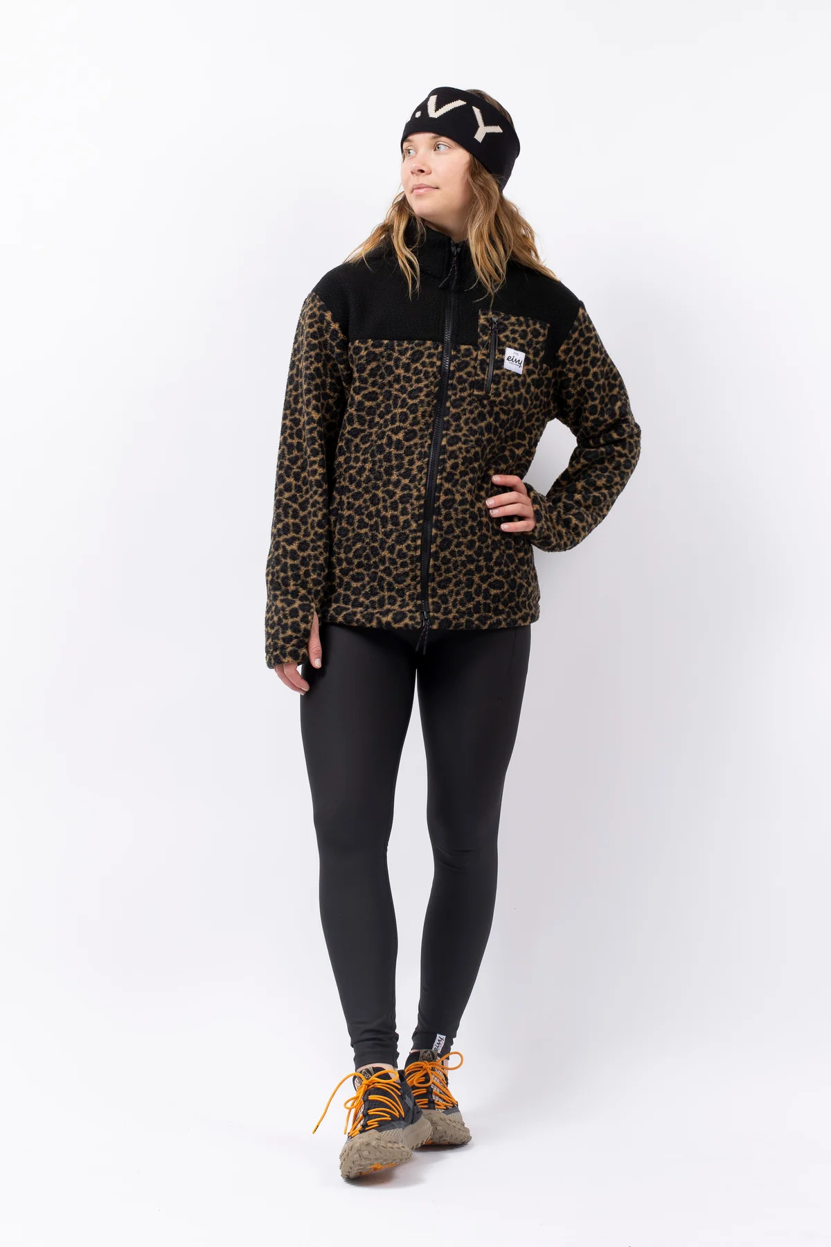 Versa Sherpa Jacket - Leopard