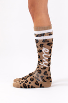 Cheerleader Wool Socks - Leopard | 5.5-7.5
