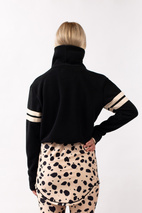 Fleece | Peg Cropped Fleece - Team Black | M