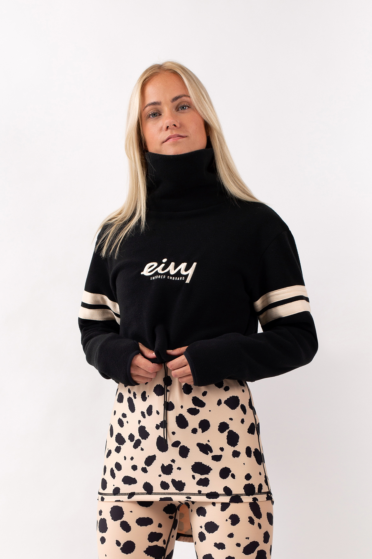 Fleece | Peg Cropped Fleece - Team Black | XXL