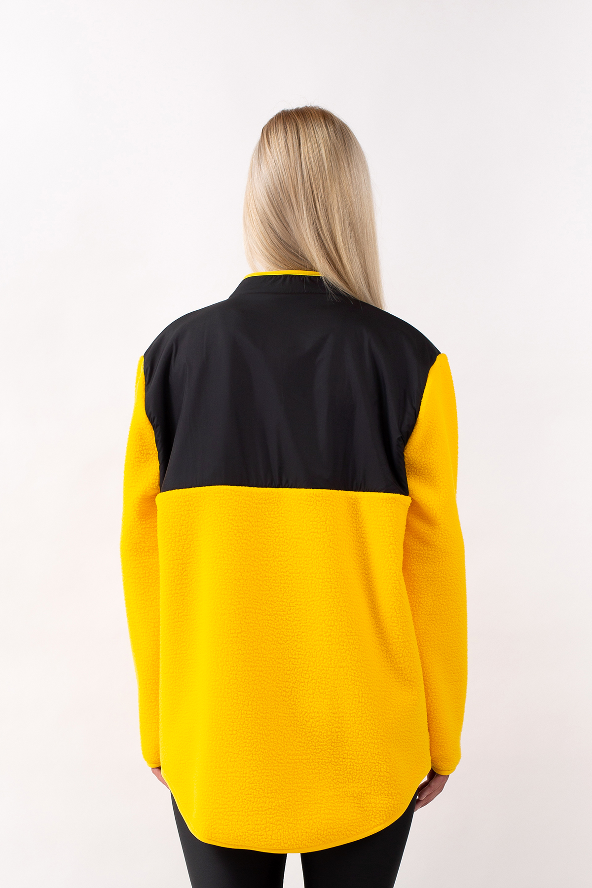 Fleece | Bear Sherpa Jacket - Yellow Bee | XXS