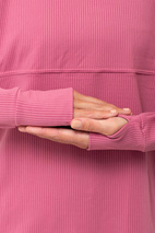 Base Layer | Venture Rib Top - Raspberry