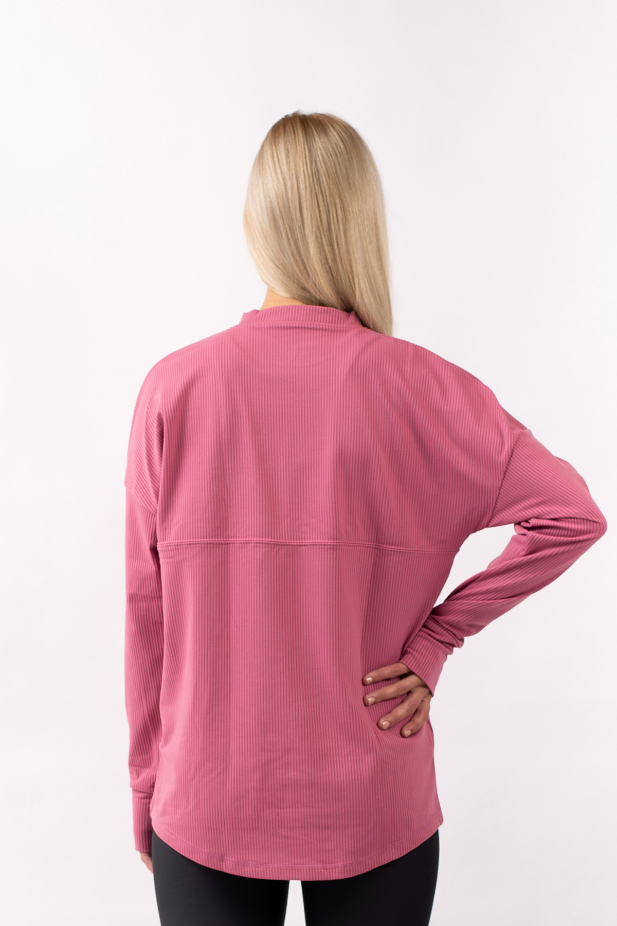 Base Layer | Venture Rib Top - Raspberry