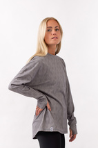 Venture Rib Top - Grey Melange | XXS