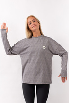 Venture Rib Top - Grey Melange | M