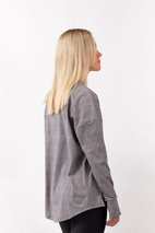 Venture Rib Top - Grey Melange | XS