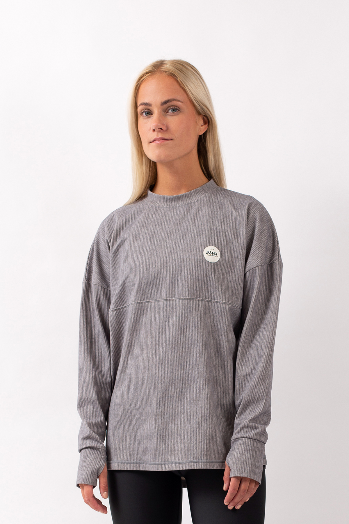 Base Layer | Venture Rib Top - Grey Melange