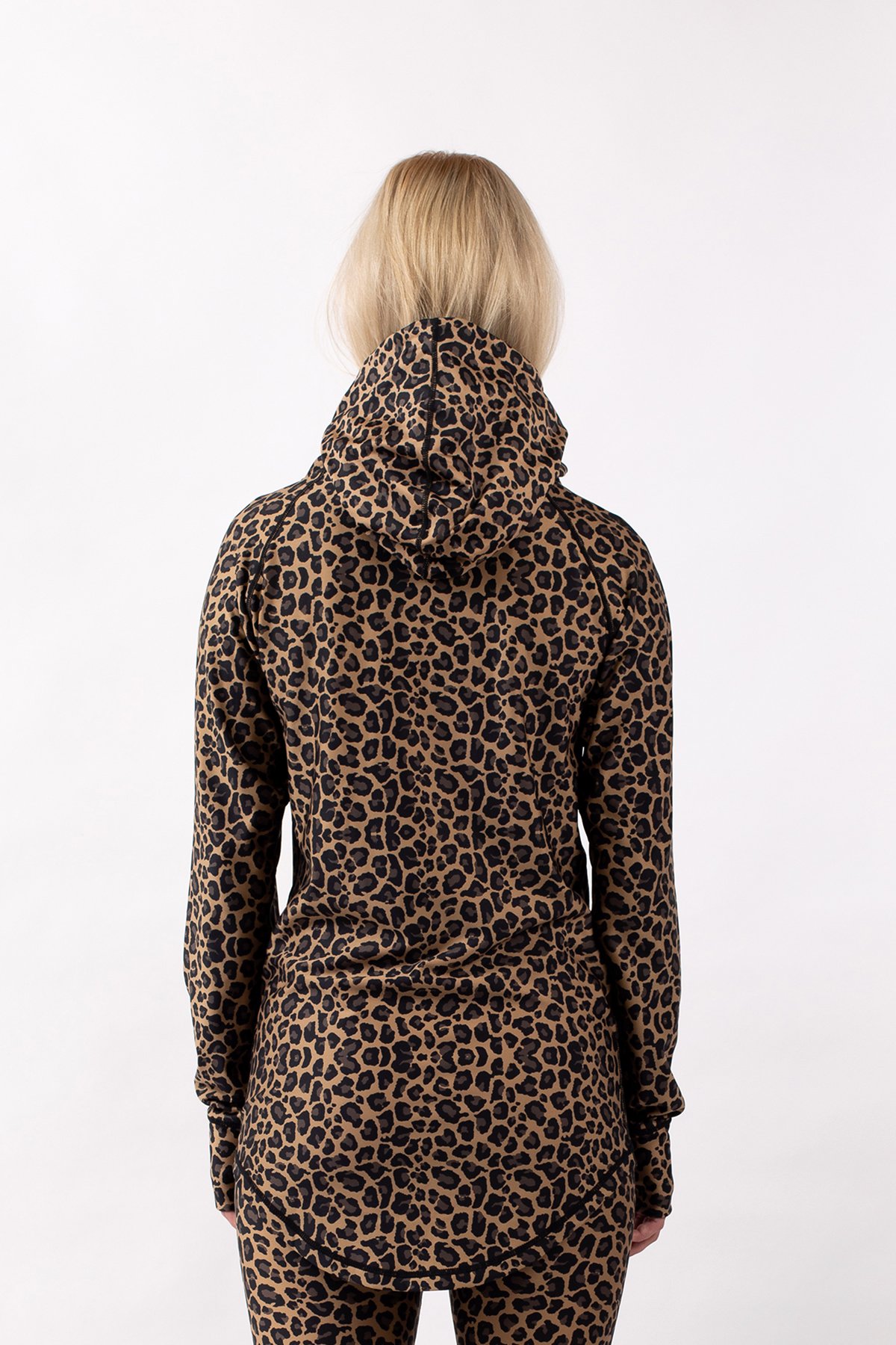 Base Layer  Icecold Hood Top - Leopard