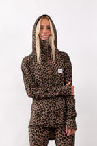 Funktionsunterwäsche | Icecold Hood Top - Leopard