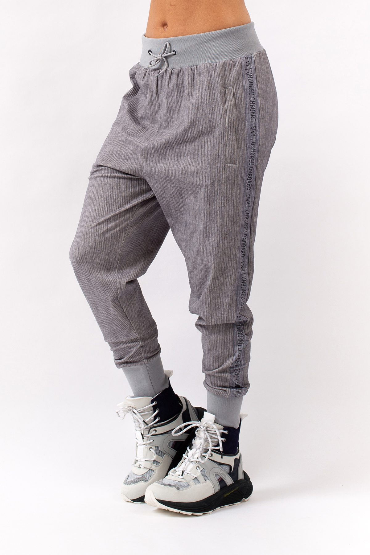 Harlem Rib Travel Pants - Grey Melange | XXS