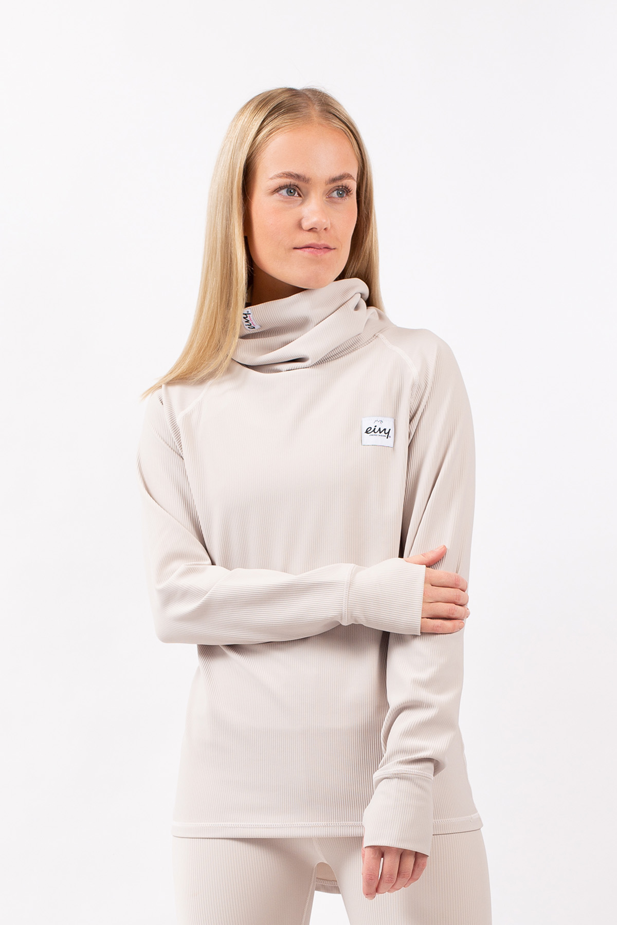 Base Layer  Icecold Rib Top - Faded Cloud