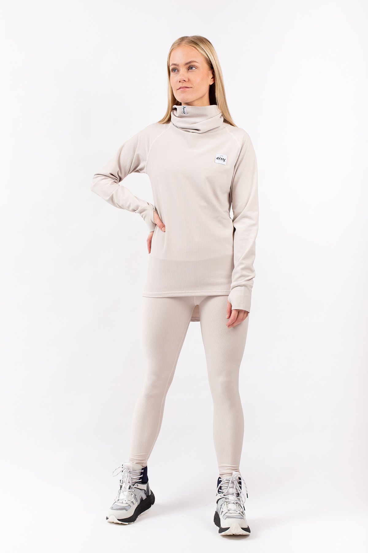 Base Layer | Icecold Rib Top - Faded Cloud