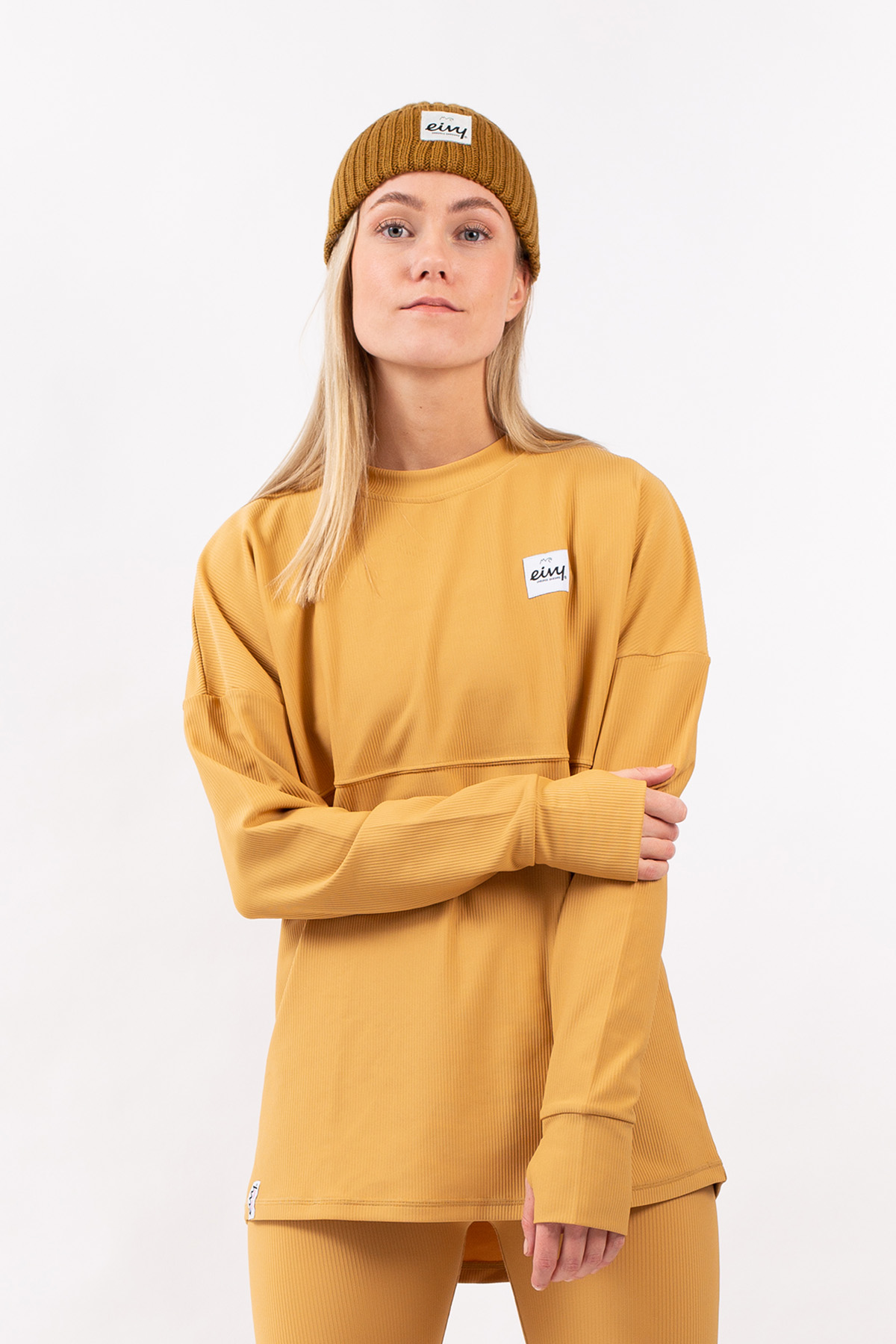 Base Layer | Venture Rib Top - Faded Amber