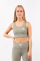 Rider Rib Sports Bra - Faded Oak | XL