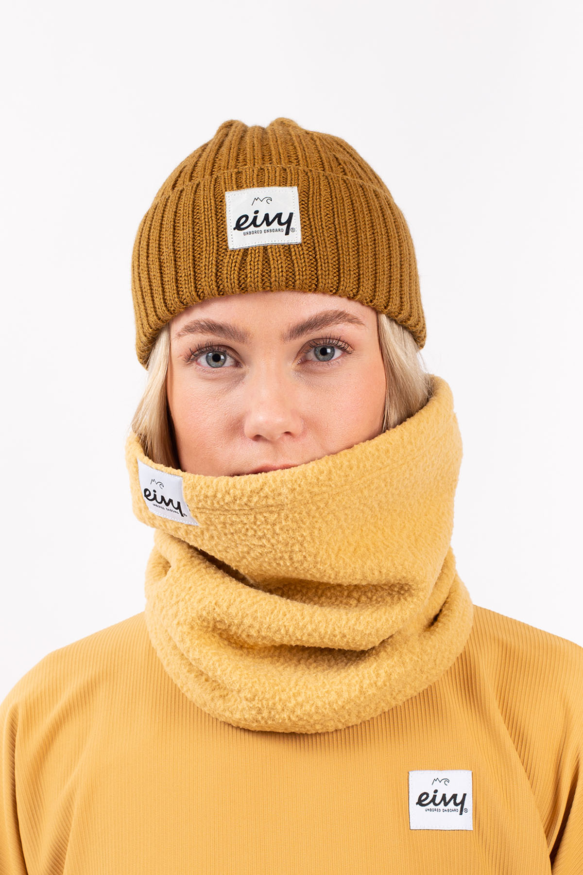 Tubular Sherpa Neckwarmer - Faded Amber