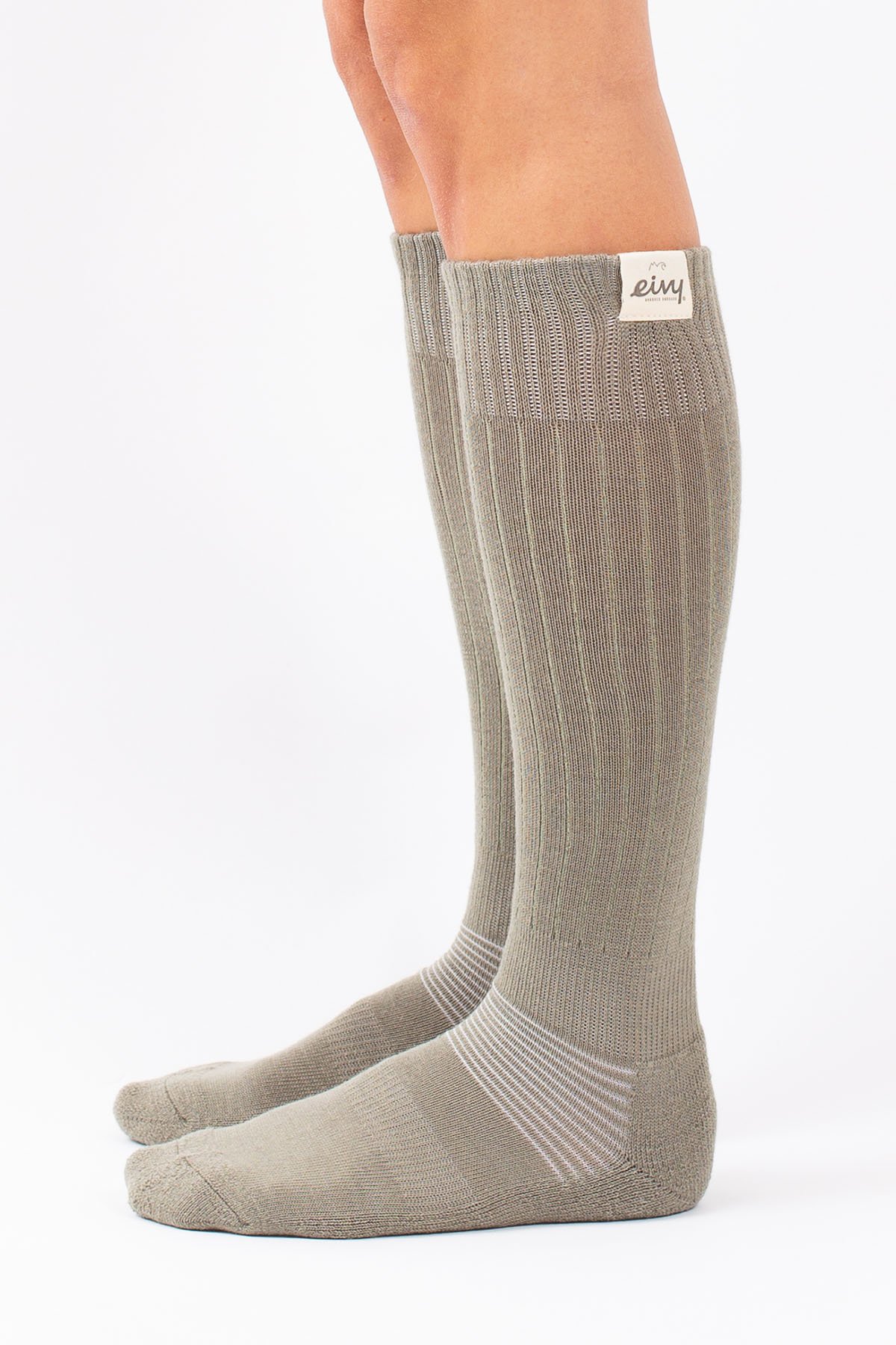 Rib Wool Socks - Faded Oak | 5.5-7.5