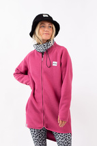 Fleece | Redwood Sherpa Coat - Raspberry | XS