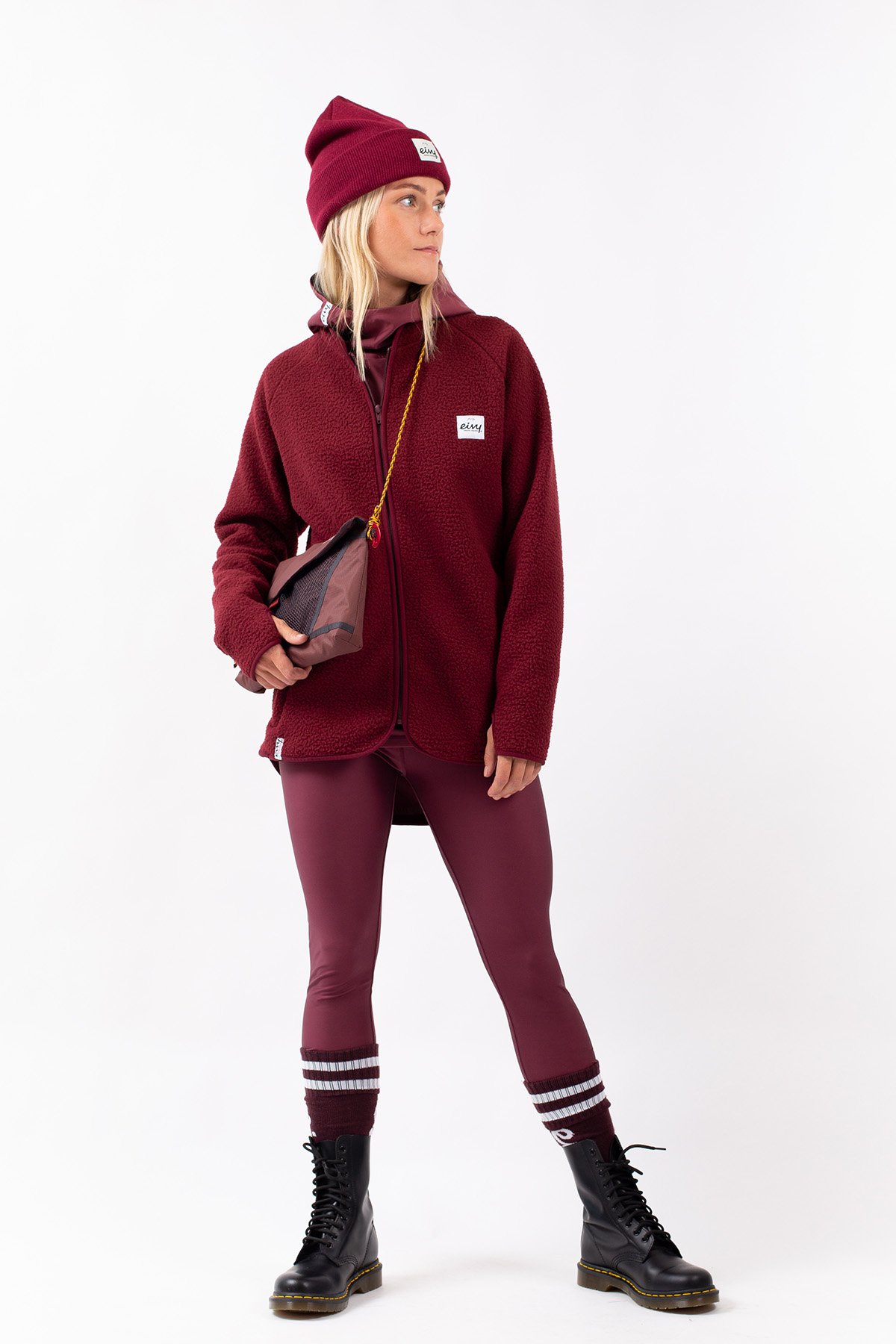 Fleece | Redwood Sherpa Jacket - Wine | L