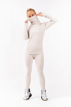 Base Layer  Icecold Rib Top - Faded Cloud