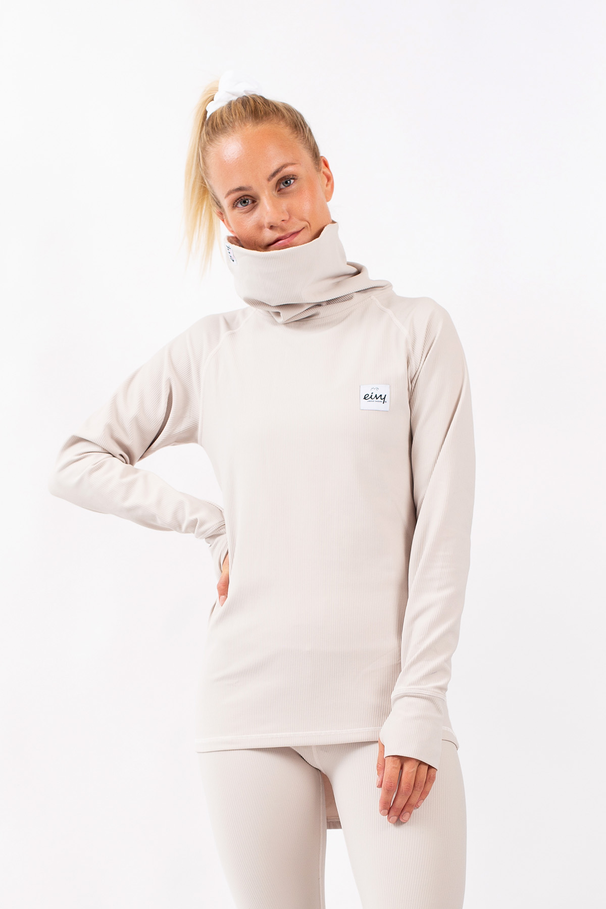 Base Layer | Icecold Rib Top - Faded Cloud