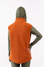 Fleece | Lumberjackie Sherpa Vest - Rust | S