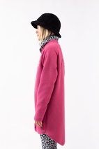 Fleece | Redwood Sherpa Coat - Raspberry | XS