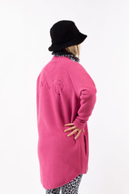 Fleece | Redwood Sherpa Coat - Raspberry | XXL