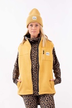 Lumberjackie Sherpa Vest - Faded Amber