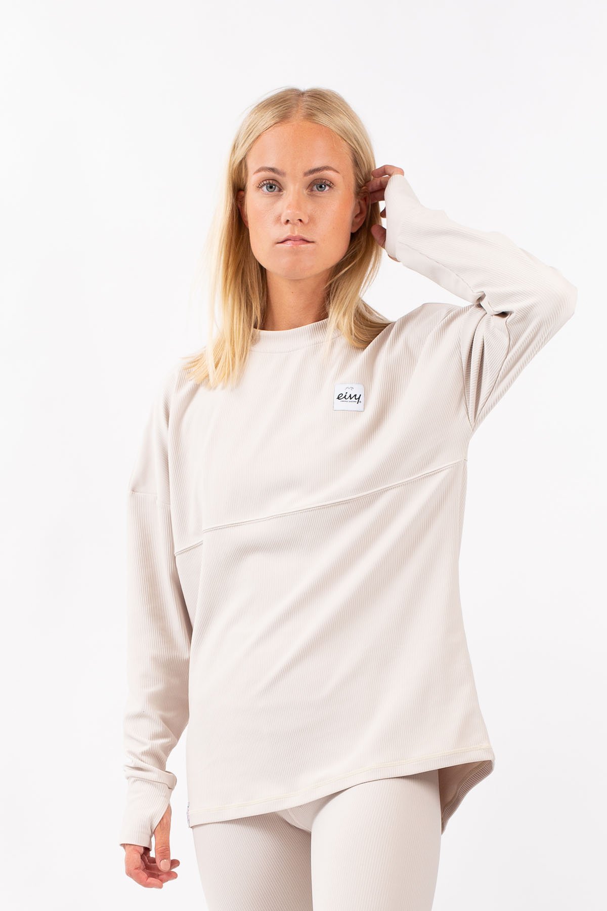 Base Layer | Venture Rib Top - Faded Cloud