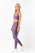 Rider Rib Sports Bra - Deep Purple | L