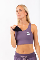 Rider Rib Sports Bra - Deep Purple | XXS