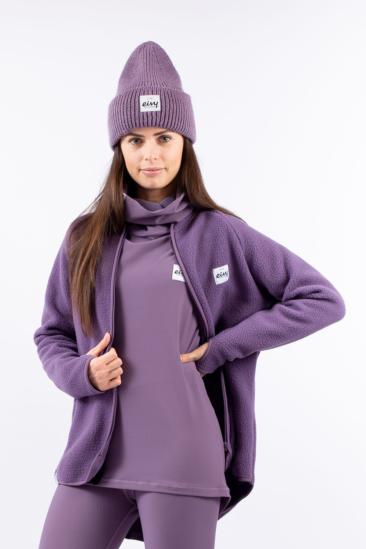 Purple sherpa jacket hotsell