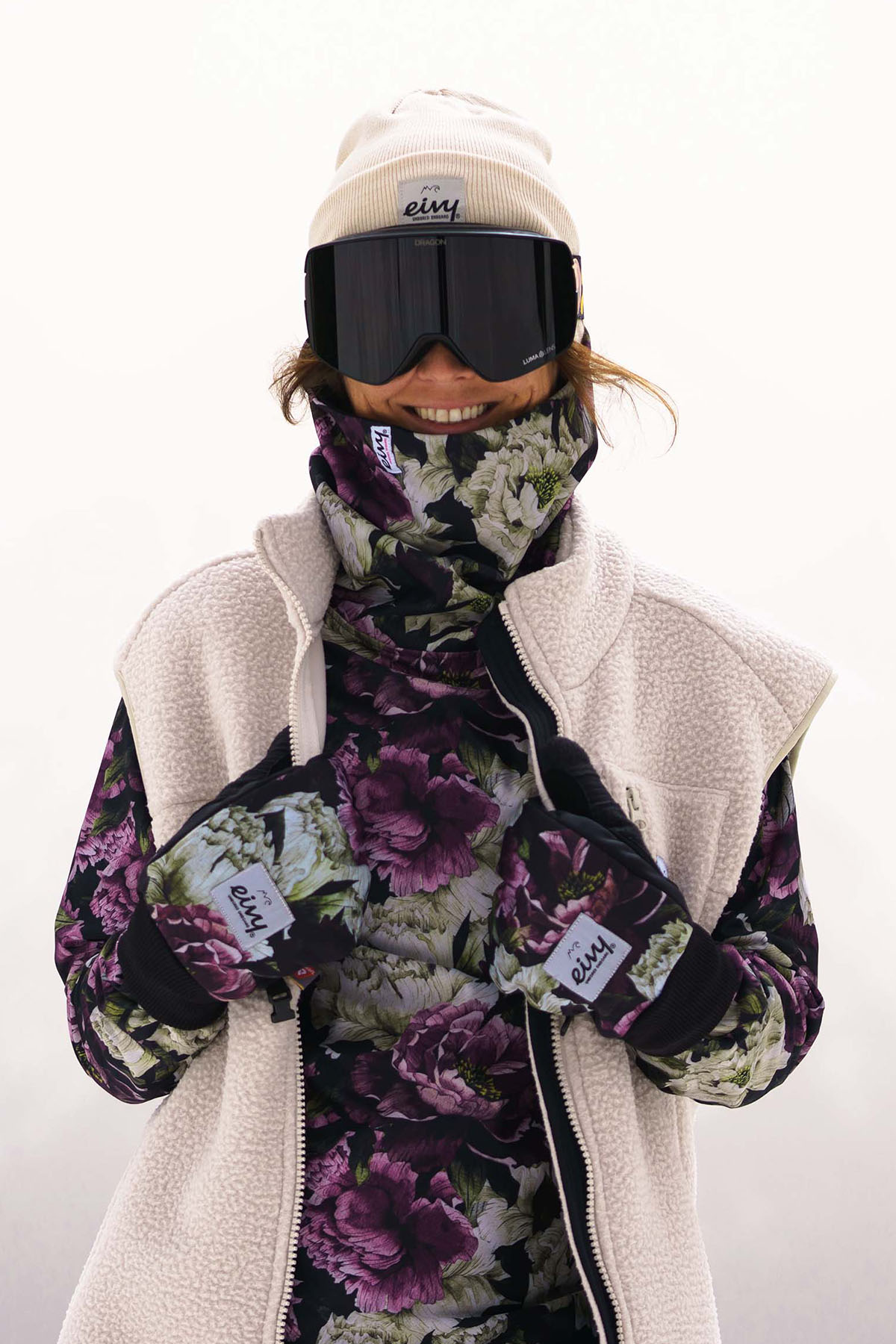 Funktionsunterwäsche | Icecold Gaiter Top - Winter Bloom