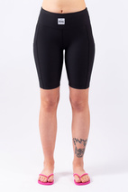 Venture Rib Biker Shorts - Black | XXL