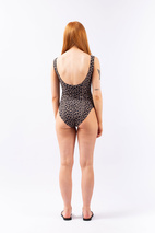 Reversible Ocean Suit - Leopard / Black | XXS