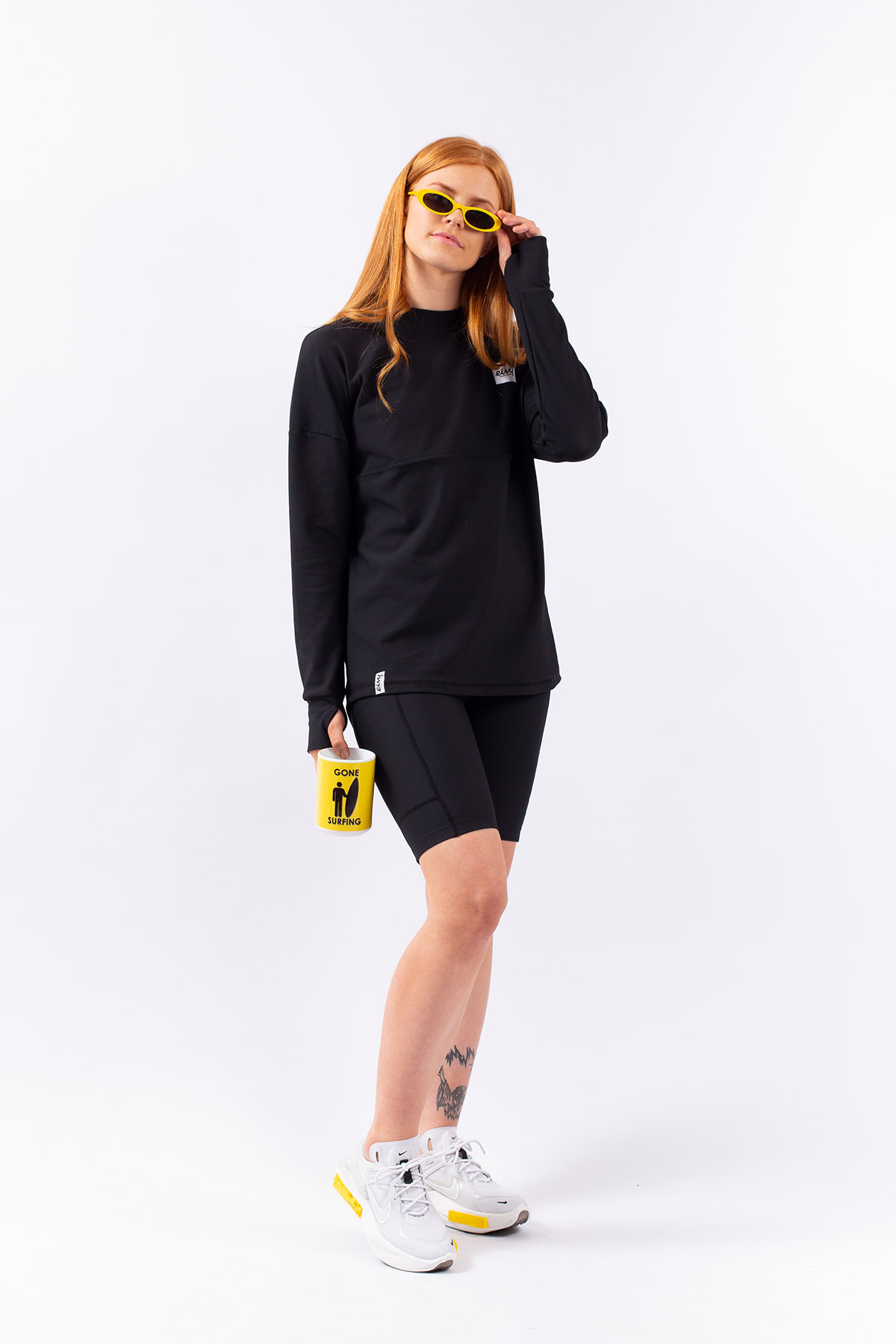 Venture Rib Top - Black | XXL