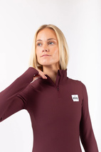 Journey Rib Top - Wine | S