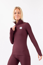 Journey Rib Top - Wine | XXS