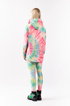 Boyfriends Fit Hoodie Top - Tie-dye | S